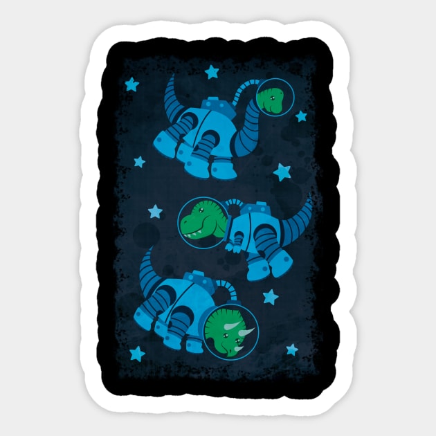 Space Dinosaurs Sticker by VicNeko